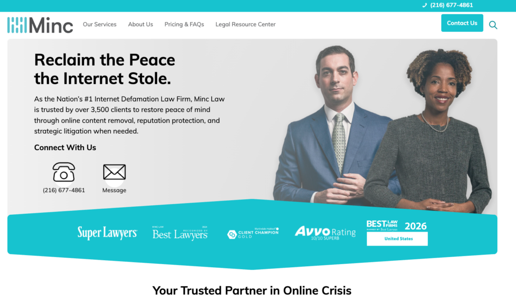 Minc Law Home Page