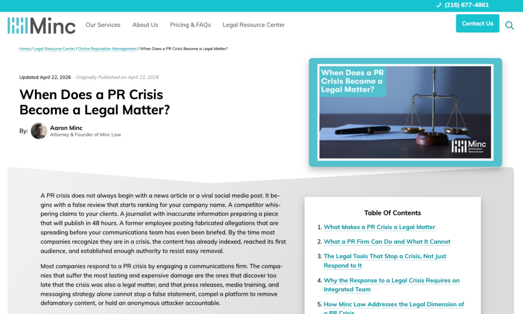 Minc Law Resource Page